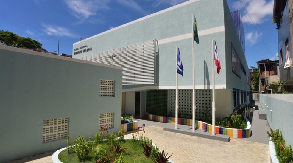Escola Makota Valdina em Salvador — Foto: Max Haack / Secom PMS