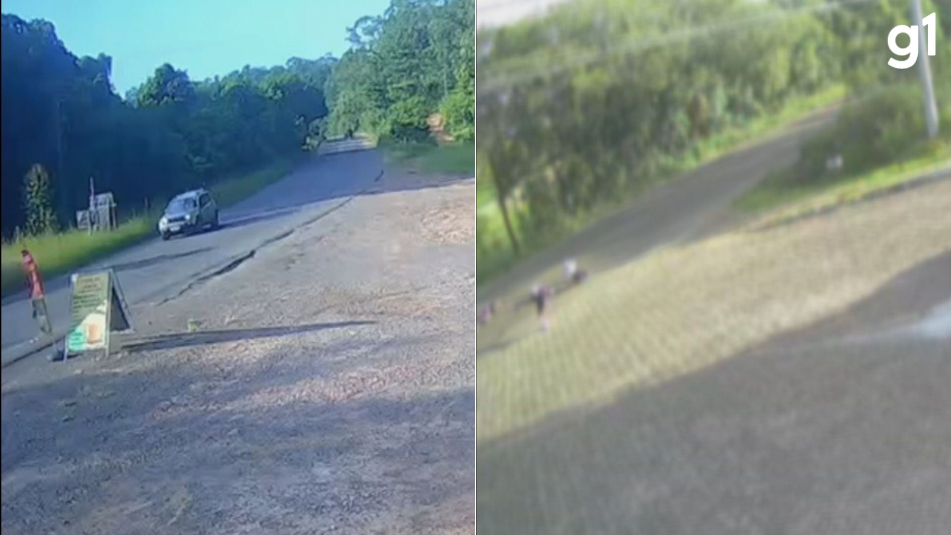 Quatro ciclistas ficam feridos após atropelamento no RS; VÍDEO