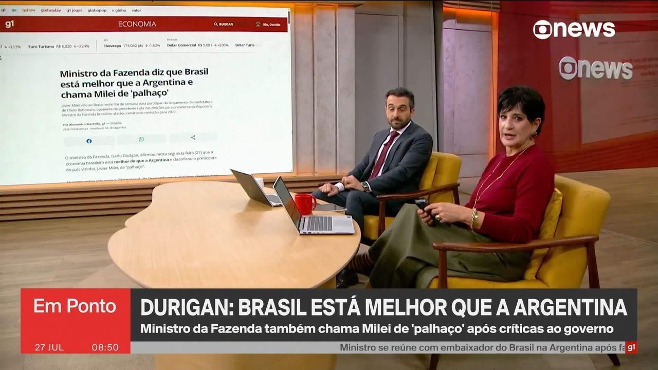 Integrantes do governo criticam reações de Durigan e Boulos a Milei