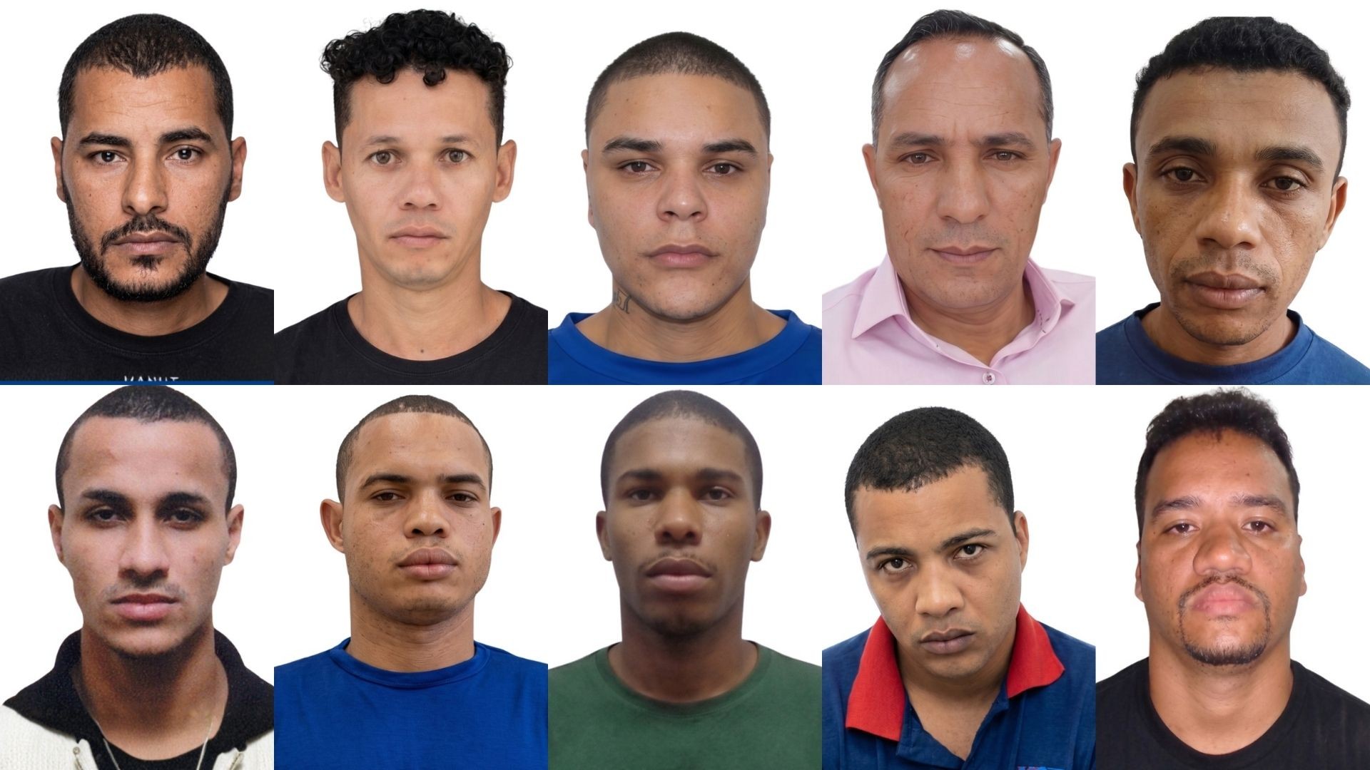 FOTOS: veja a lista dos 34 criminosos mais procurados da Grande Vitória