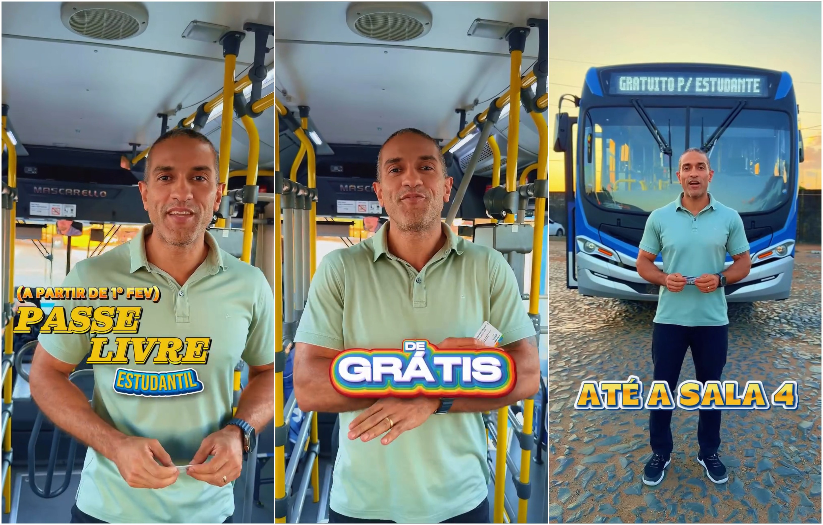 Ônibus de graça para estudantes anunciado pelo prefeito de Boa Vista precisa de aprovação da Câmara