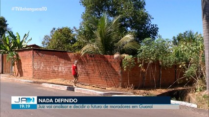 Justiça ainda não definiu destino de famílias que têm casas perto de córrego em Guaraí