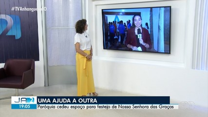 Paróquia em Palmas cede espaço para festejo de Nossa Senhora das Graças; entenda