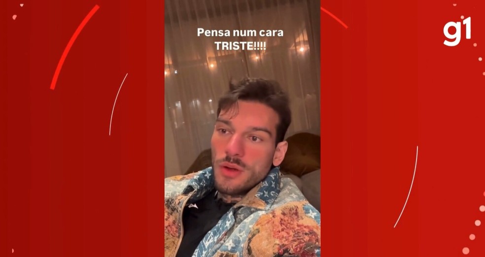 Lucas Lucco desabafa em redes sociais após ser assaltado na Holanda — Foto: Redes sociais/ Reprodução