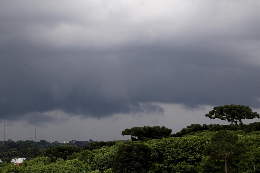Tempestade no Paraná — Foto: Gilson Abreu/Arquivo AEN