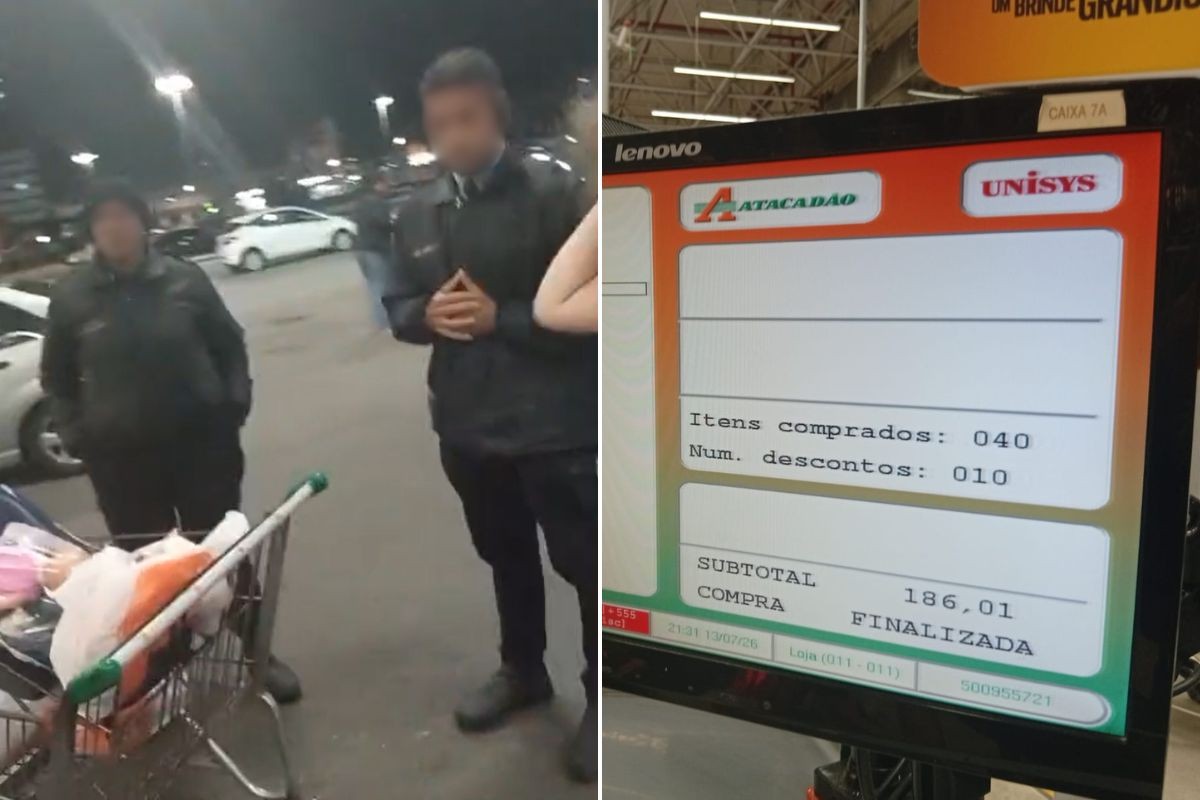 Mulher é impedida de sair de atacadista após pagamento via Pix e filhos autistas entram em crise; VÍDEO