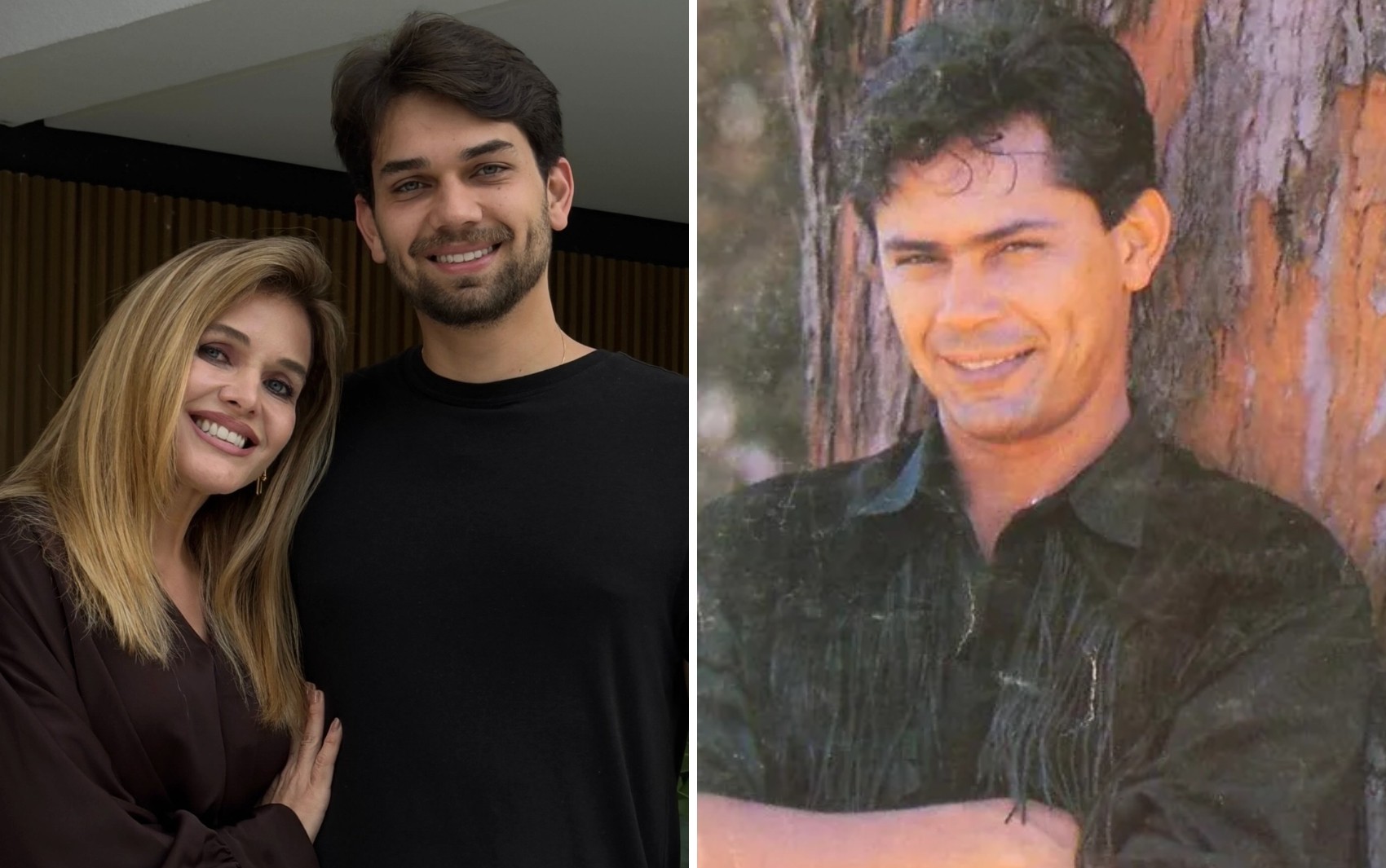 
Andréa Mota posa ao lado do filho de Leandro e semelhança com o cantor sertanejo impressiona: 'Meu Leandrinho'