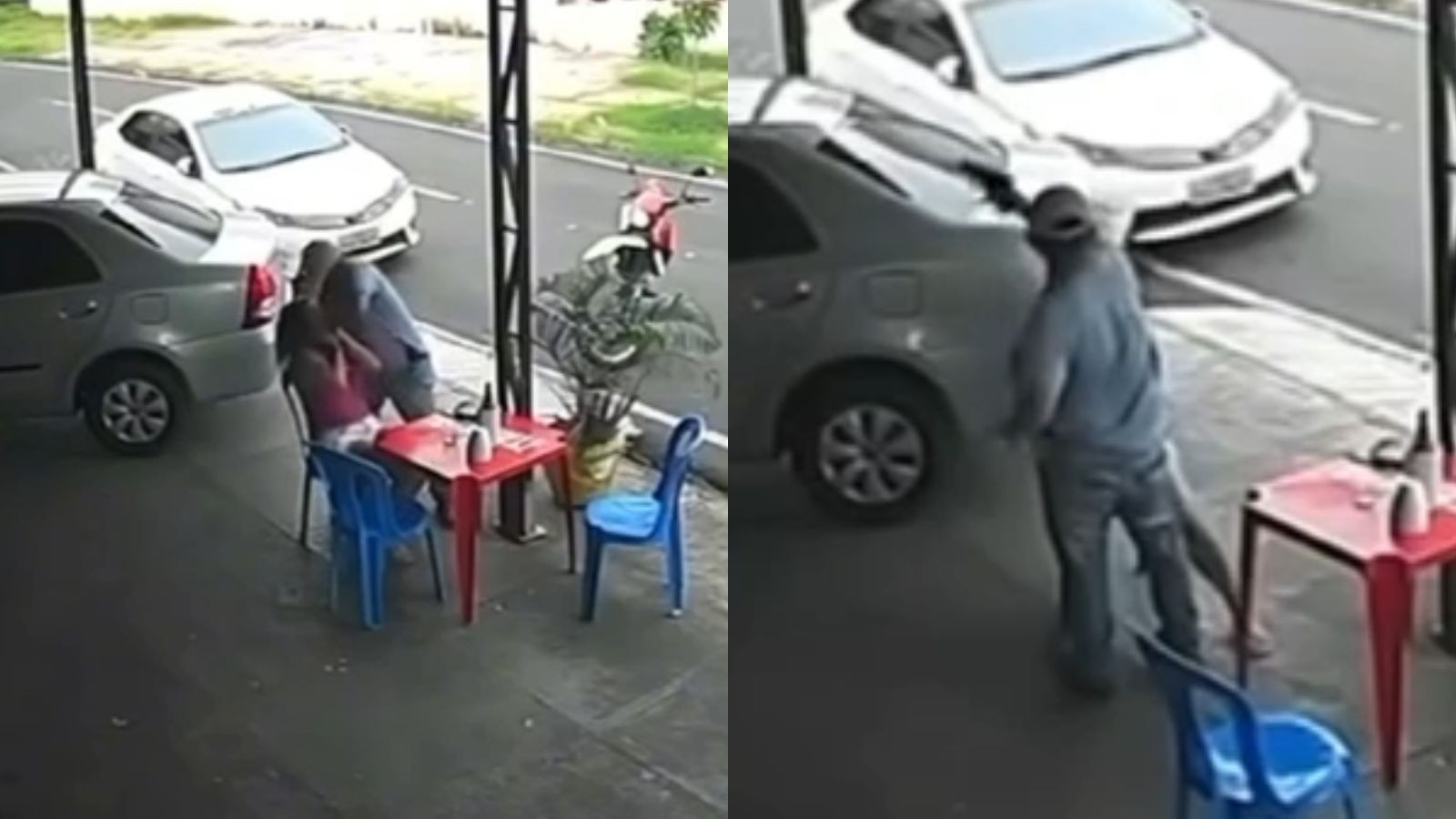 VÍDEO: Subtenente da PM é preso após agredir e apontar arma para mulher em bar de Teresina