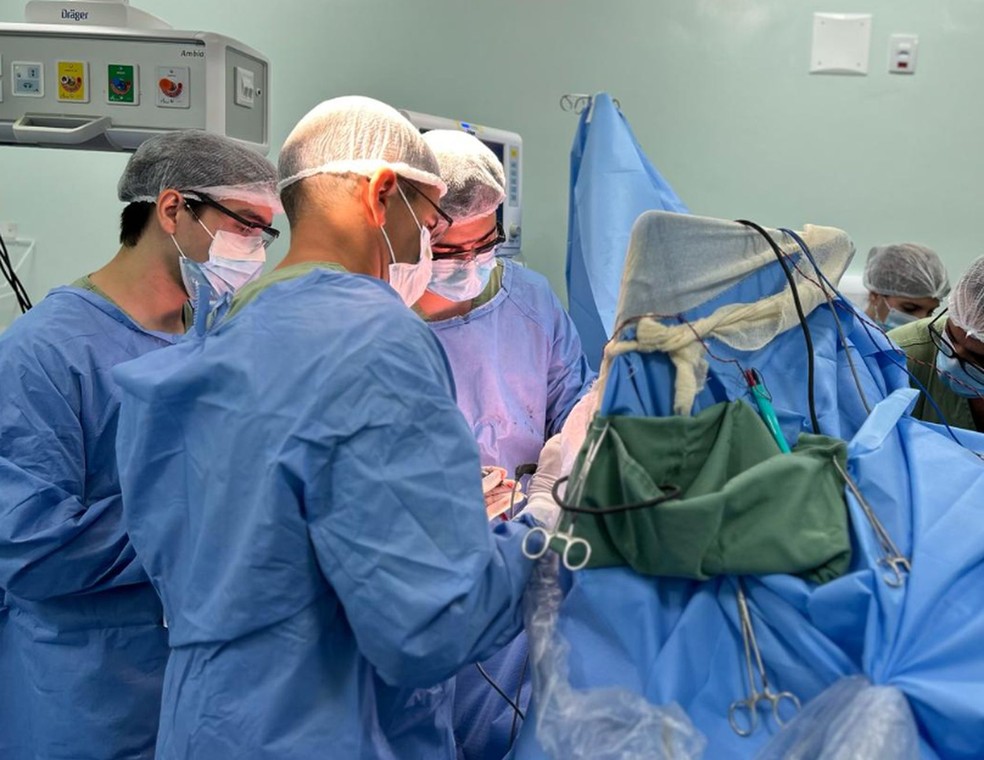 Cirurgias com método pioneiro são realizadas em Sergipe — Foto: HC/SE