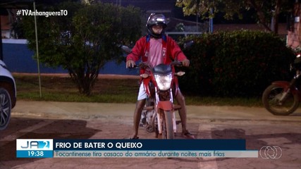 Tocantinenses tiram casacos do armário em noites mais frias no interior do estado