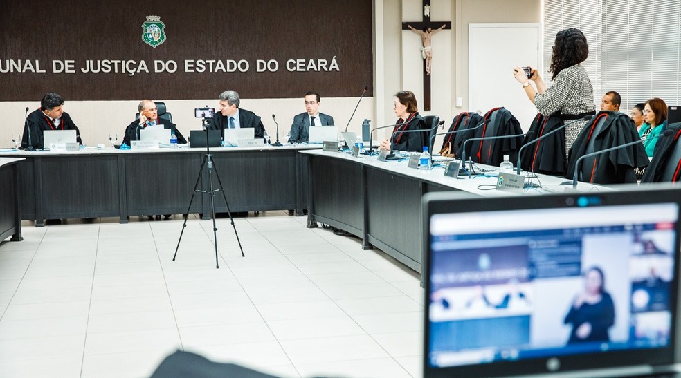 Plenário do Tribunal de Justiça do Ceará (TJCE) — Foto: Divulgação