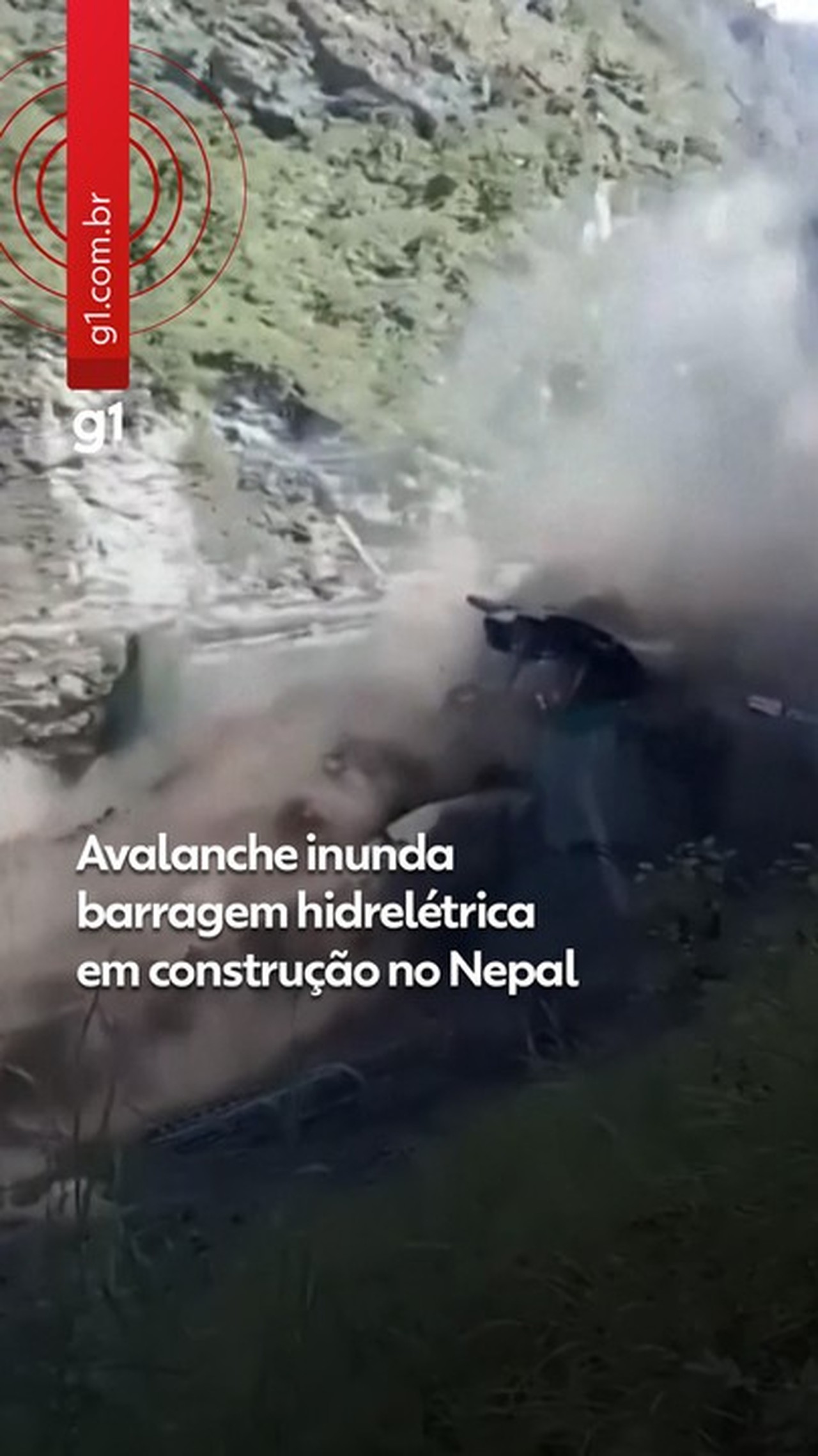 Avalanche inunda barragem hidrelétrica em construção no Nepal