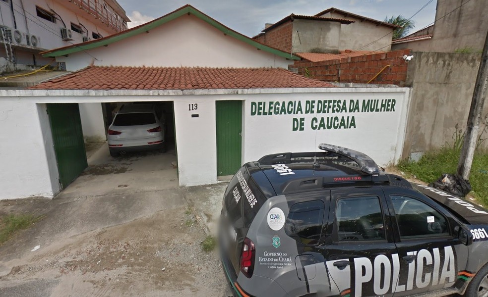 O caso foi levado para a Delegacia de Defesa da Mulher de Caucaia, no Ceará. — Foto: Reprodução/Google Maps