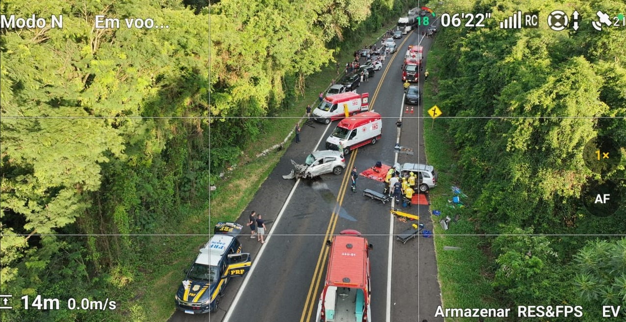 Pelo menos 17 pessoas morrem em 6 dias em estradas federais de SC no feriadão de Natal