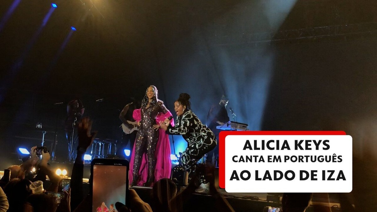 Alicia Keys se derrite en Río, canta en portugués con Iza y hace ‘Teleportation’ en el primer show de la gira en 2023 |  Música