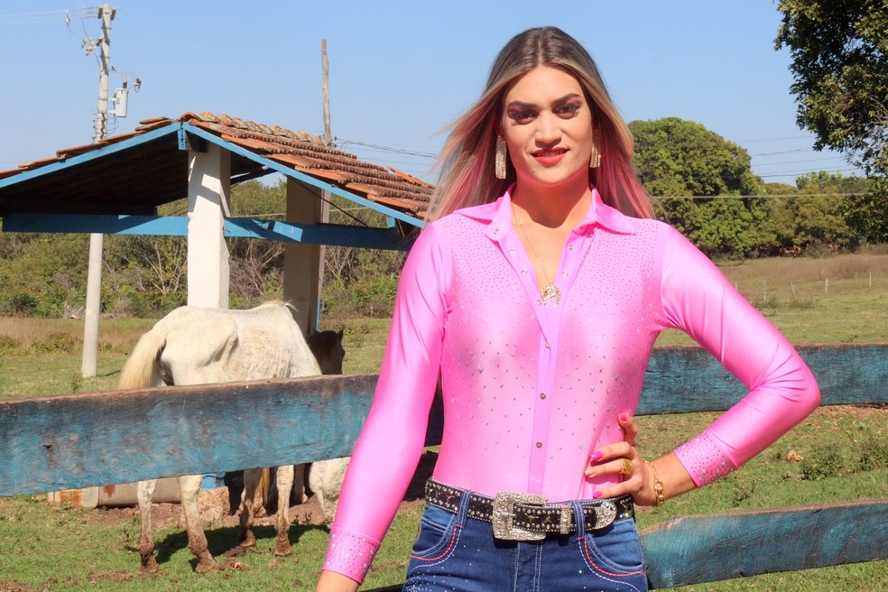 Alessandra Aparecida Corrêa Joia foi eleita a rainha do rodeio de Boa Esperança do Sul (SP) — Foto: Prefeitura de Boa Esperança do Sul/Divulgação