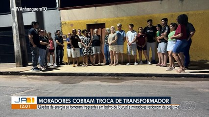 Moradores de bairro em Gurupi cobram troca de transformador