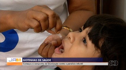 Campanha de vacina contra a poliomielite começa nesta segunda-feira (27)