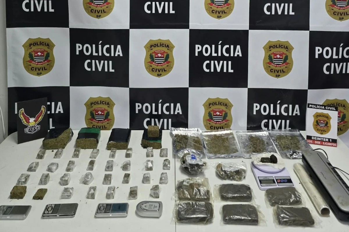 Polícia prende suspeito de vender drogas 'gourmet' pela internet e fazer delivery em São José