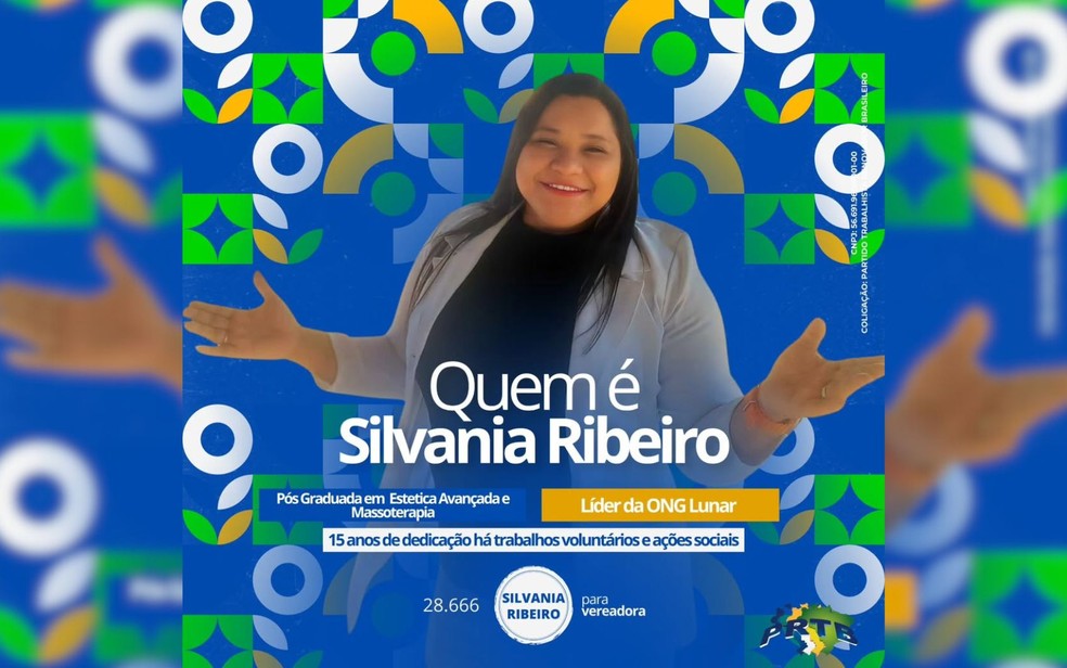 Silvânia chegou a se identificar como médica durante candidatura para vereadora, em Goiás — Foto: Reprodução/Redes sociais