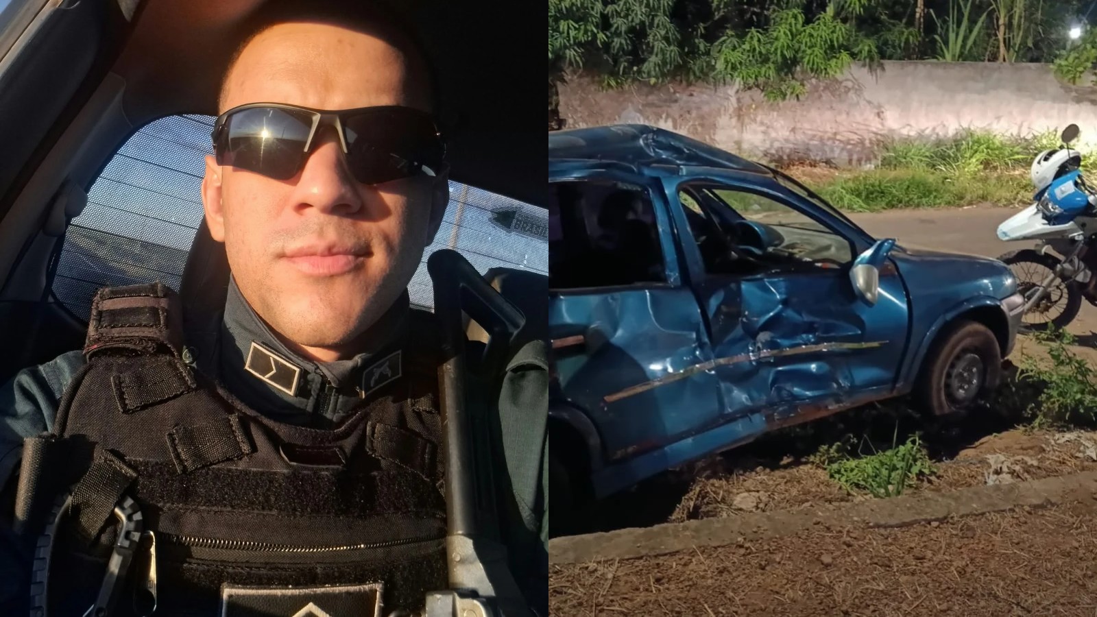 Soldado da PM morre após sofrer acidente durante perseguição policial no Piauí
