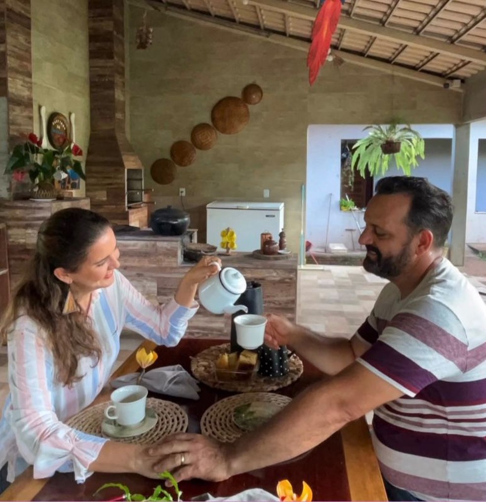 Fran e Edmilson, nas redes sociais — Foto: Reprodução/Instagram