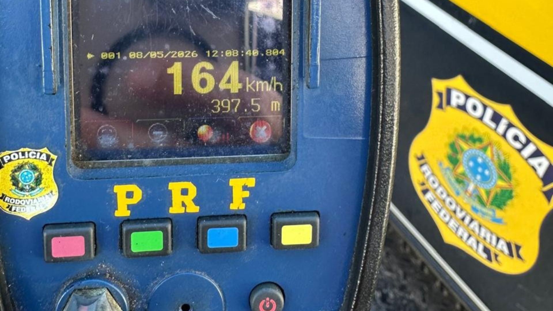 Carro é flagrado a 164 km/h em rodovia do RS