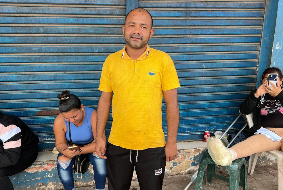 Migrante David Belmudes, de 32 anos, tinha intenção de votar na Venezuela, mas não conseguiu arrumar o título de eleitor — Foto: Caíque Rodrigues/g1 RR