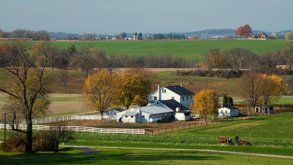 A Pensilvânia abriga milhares de amish, que evitam muitos aspectos da vida moderna. — Foto: GETTY IMAGES via BBC