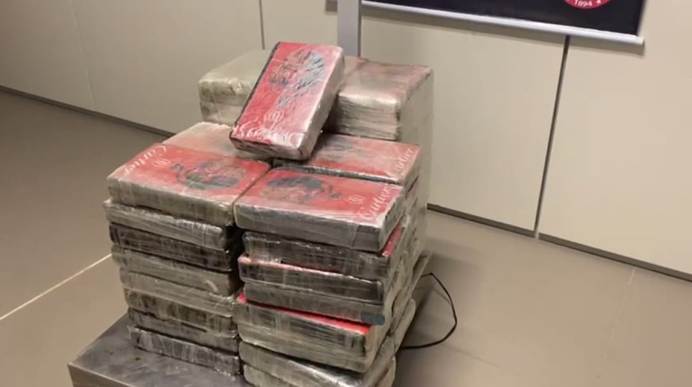 Operação conjunta entre Polícia Federal e forças estaduais apreende 70 quilos de cocaína na Bahia — Foto: SSP