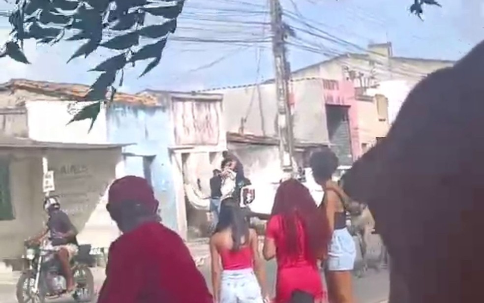 Homem morre em confronto com a polícia em Itabaiana — Foto: Reprodução redes sociais