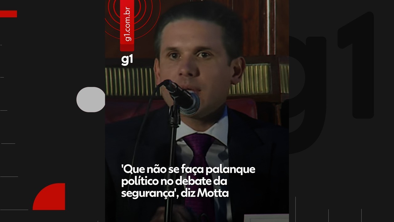 'Que não se faça palanque político no debate da segurança', diz Motta