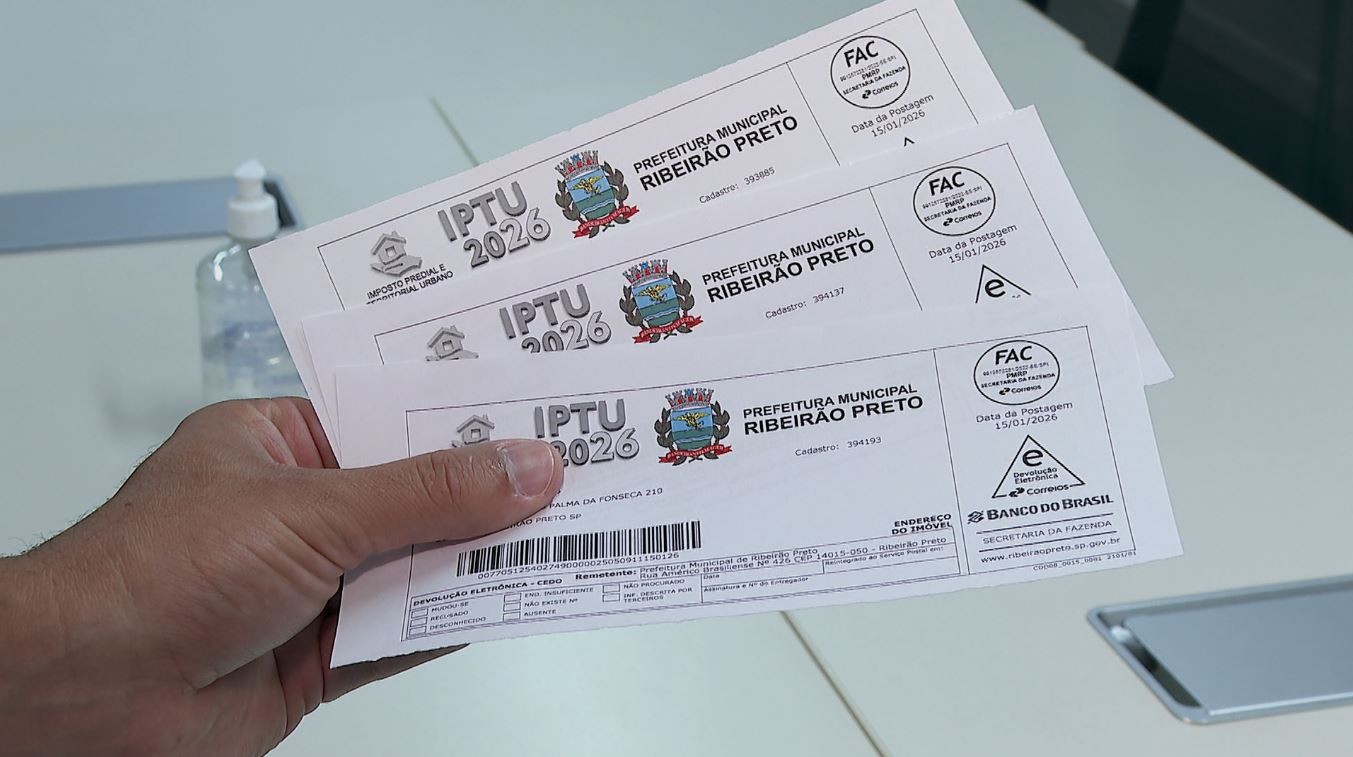 IPTU em Ribeirão Preto deve arrecadar R$ 698 milhões, mas inadimplência pode ser de R$ 38 milhões