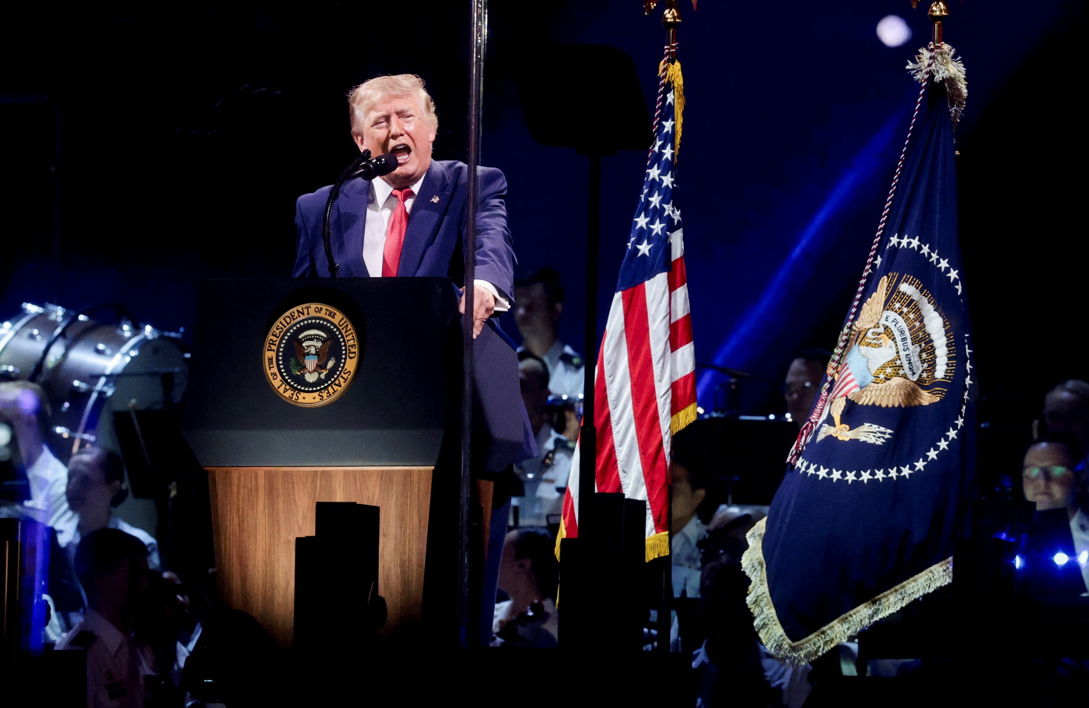 Trump diz que EUA são 'esperança e luz' no mundo e afirma: 'Não queremos comunistas no nosso país'