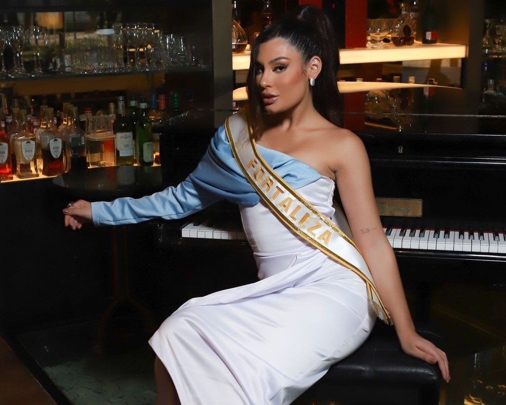 Maria Eduarda Mesquita representante de Fortaleza no Miss Universo Ceará 2023. — Foto: Álvaro Bravo Júnior/ Divulgação