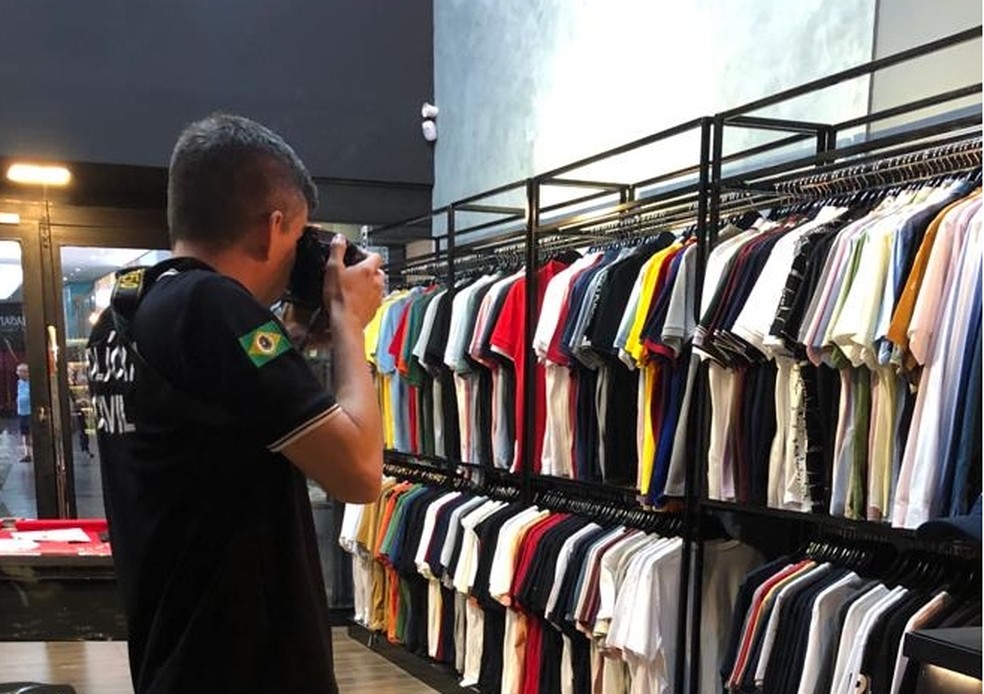 350 roupas falsificadas são apreendidas em loja de shopping no Bairro  Meireles, em Fortaleza | Ceará | G1
