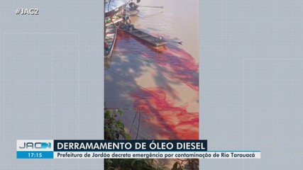Prefeitura de Jordão decreta emergência por contaminação de Rio Tarauacá