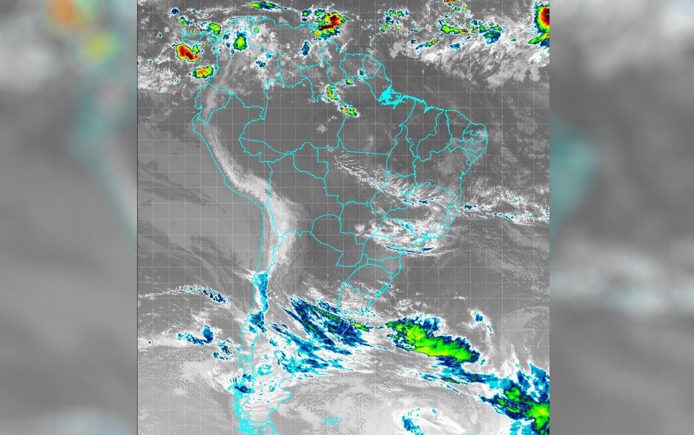 Frente fria que forma ciclone na região Sul pode trazer chuva para Goiás, diz Cimehgo