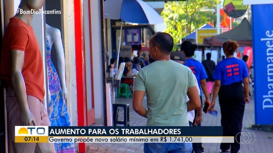 Governo divulga proposta de reajuste do salário mínimo - Programa: Bom Dia Tocantins 