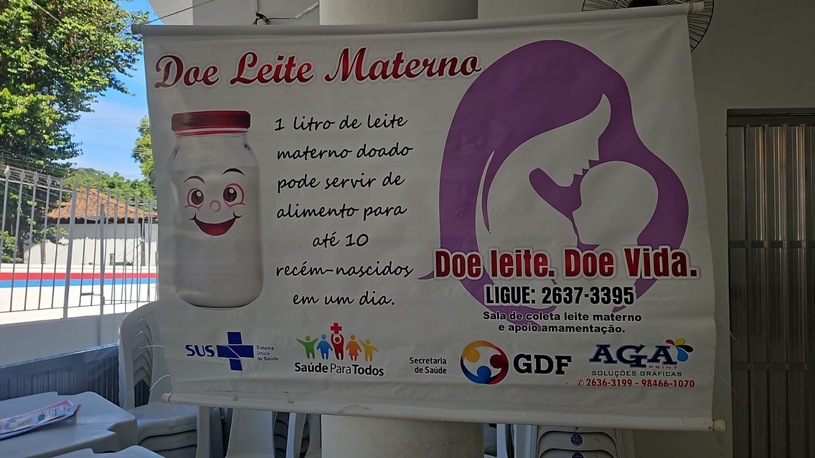 Maricá promove ação de conscientização sobre a doação de leite materno