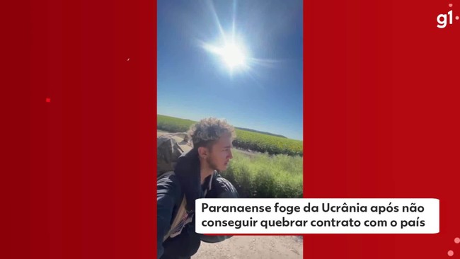 Paranaense na guerra da Ucrânia foge do país