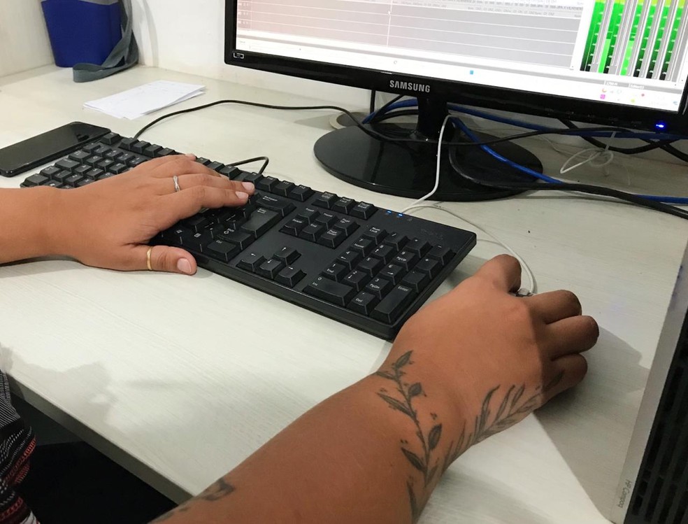 Curso acontece de forma online — Foto: Ana Kézia Gomes/G1