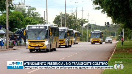 Atendimento presencial no transporte coletivo de Palmas é ampliado