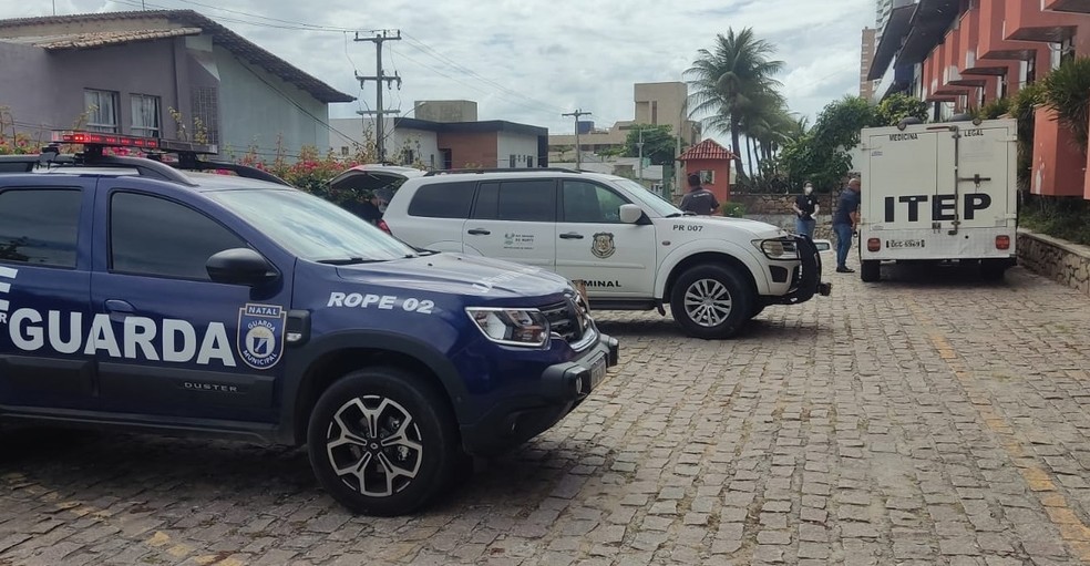 Corpo foi encontrado em guarita na Secretaria de Educação de Natal — Foto: Guarda Municipal de Natal/Cedida