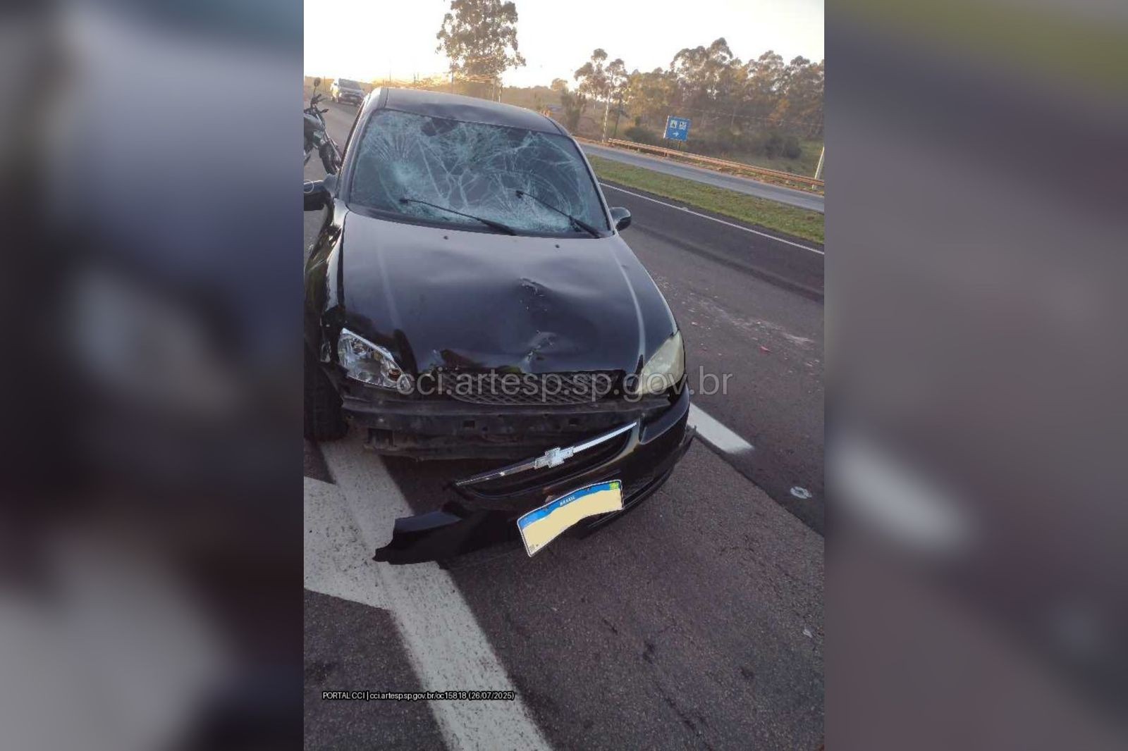 Casal morre após ser atingido por carro em acostamento na Marechal Rondon em Itu