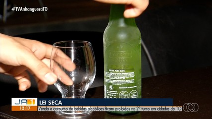 Lei Seca proíbe venda e consumo de bebidas alcoólicas durante as eleições em cidades do TO