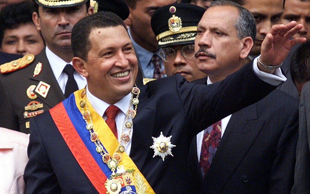 Chávez teve muito apoio nas eleições de 1998 — Foto: Reuters/Kimberly White/File Photo