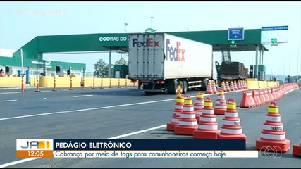 Pedágio eletrônico para caminheiros começa a ser cobrado na BR-153; saiba mais