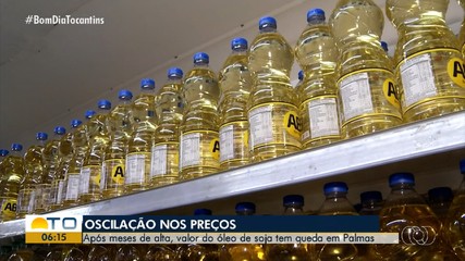 Preço do óleo de soja tem queda em Palmas