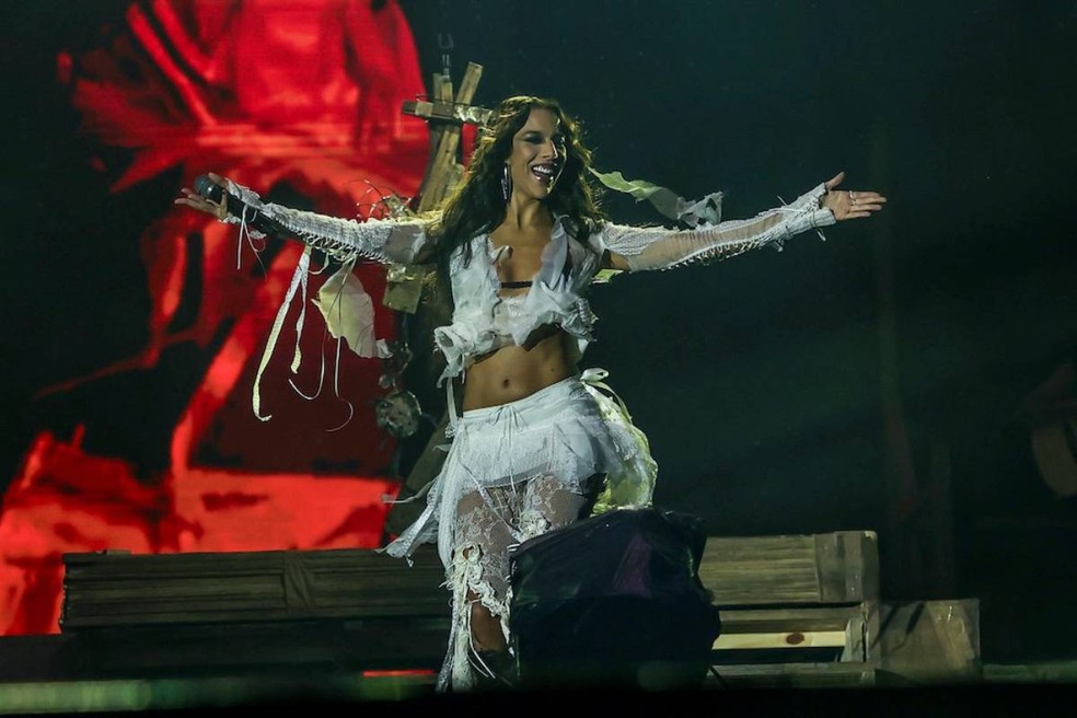 Marina Sena se apresenta no Rock in Rio 2026 — Foto: Anderson Bordê/AgNews